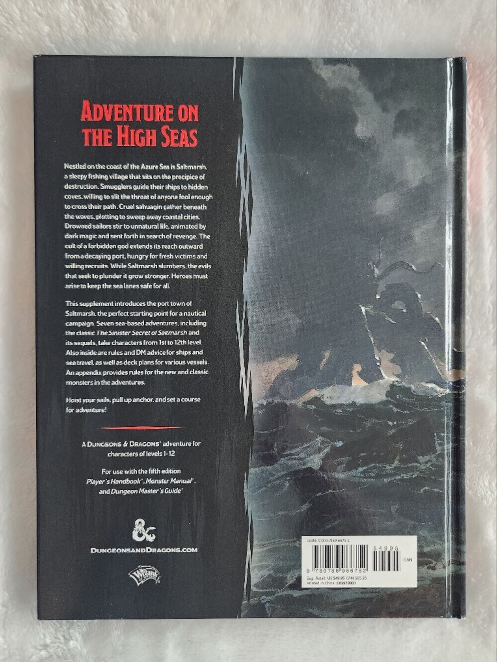 D&D Ghosts of Saltmarsh Hardcover 5E Adventure Dungeons And Dragons Game Book - Picture 2 of 8